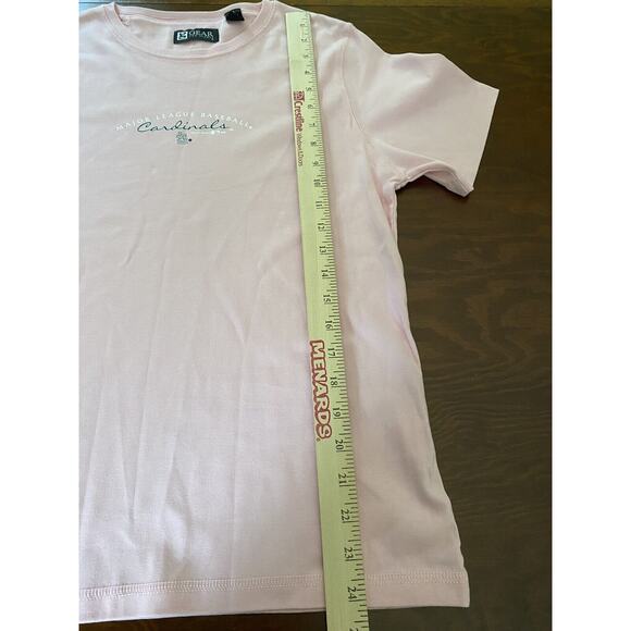 St. Louis Cardinals MLB 2007 Pink Women's Short Sleeve Shirt Medium Baseball - Picture 7 of 8